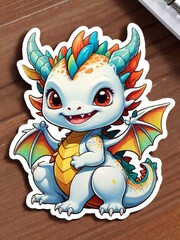 Fototapeta premium Create fun and colorful photos with cute stickers