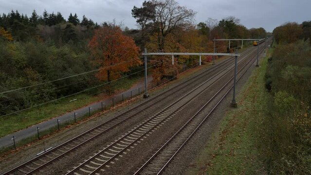 Dutch train passing by