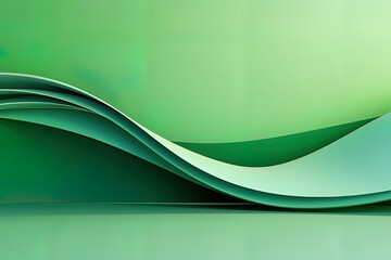 Elegant and modern 3D fluid wave abstract background, luxury style, futuristic shapes 3d banner