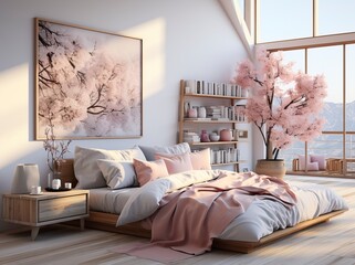 A modern bedroom interior design idea