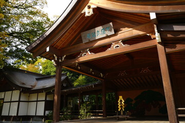 Takeda-jinja or Shrine in Kofu, Yamanashi, Japan - 日本 山梨県 甲府 武田神社
