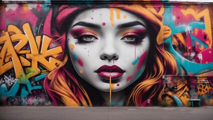graffiti on the wall