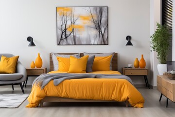 A modern bedroom interior design idea