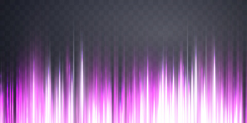 Vertical speed rays, light neon flow, zoom in motion effect, pink glow speed lines, colorful light trails, perspective stripes Abstract background, vector illustration.