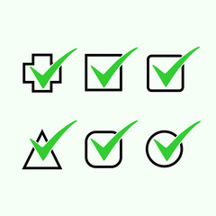 Tick Symbol, Check Mark Vector 