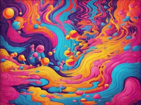 abstract colorful cosmic background