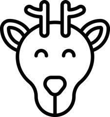 Vector Icon Deer, Animal, Nature, Wild Life, Animal Kingdom, Mammal