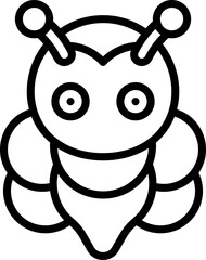 Vector Icon Bee, Fly, Insect, Animal Kingdom, Nature, Animal Kingdom