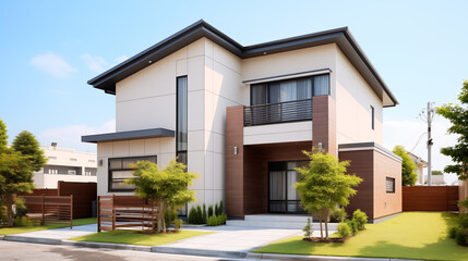 Fototapeta na wymiar 日本の一般的な住宅