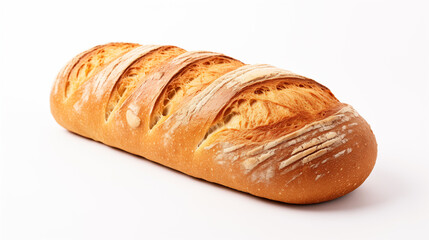  Loaf of Bread on Isolated White Background