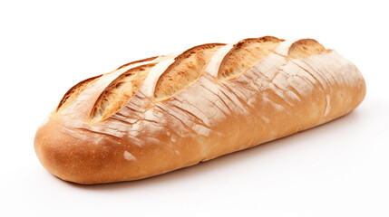  Loaf of Bread on Isolated White Background