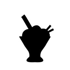 Ice Cream Silhouette 