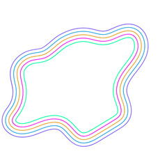 Wave Line Abstract Tech line shape