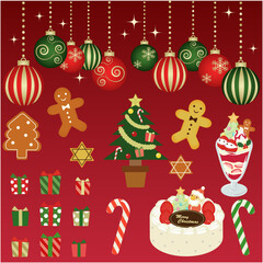 クリスマスイラストセット