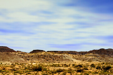 Rugged and Desolate Landscape Petrified Forest Arizona