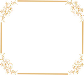 frame with flowers Luxury Black Floral Rectangle Corner Certificate Page Border Pattern Line Photo Thai Frame Islamic Wedding Invitation vector	
