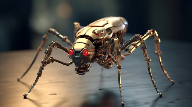 Mechanical detailed robotic crawling