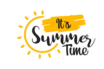 Fototapeta premium Summer Typography Design