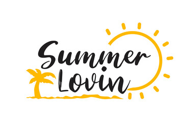 Fototapeta premium Summer Typography Design