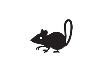Bamboo Rat minimal style  icon illustration design