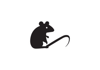 Bamboo Rat minimal style  icon illustration design