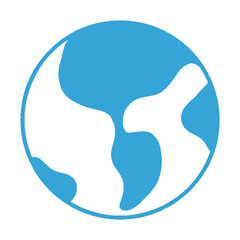 blue earth globe element