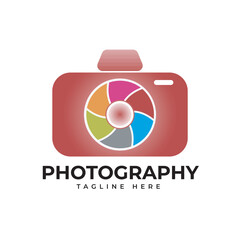 Camera photography studio logo icon brand company logo design template