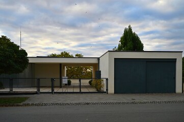 Villa Tugendhat Brno - Czech Republic. Modern architecture of functionalist and internationalist...