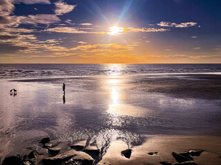 Obraz premium sunset over the sea