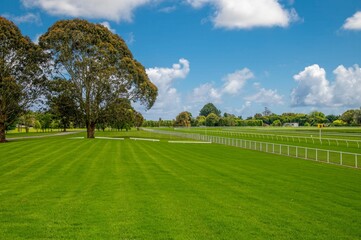 Horse racing course at Otaki, New Zealand