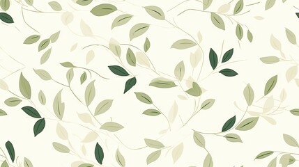  a close up of a wallpaper with green leaves on a white background and a light green background with green leaves on a white background.  generative ai
