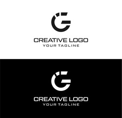 creative letter g logo desain vektor