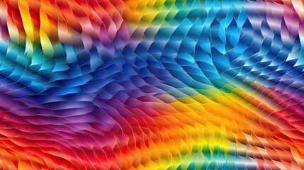  a multicolored abstract background with wavy lines and a rainbow - hued pattern on the bottom half of the image.  generative ai