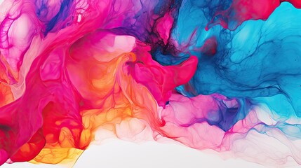 Trendy watercolor ink splashes and smokes in natural patterns for Wallpaper or stationary printing