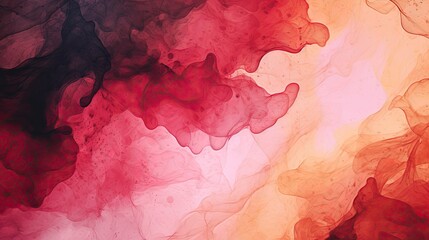 Trendy watercolor ink splashes and smokes in natural patterns for Wallpaper or stationary printing