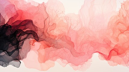 Trendy watercolor ink splashes and smokes in natural patterns for Wallpaper or stationary printing