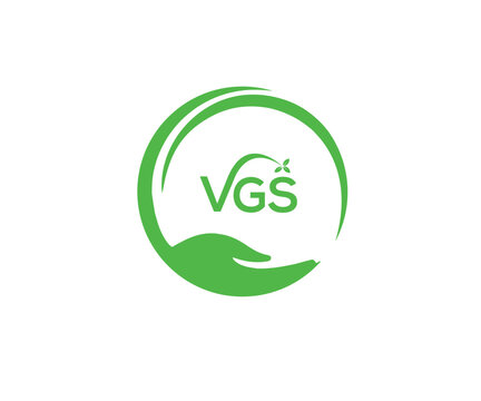 vgs logo design vector template