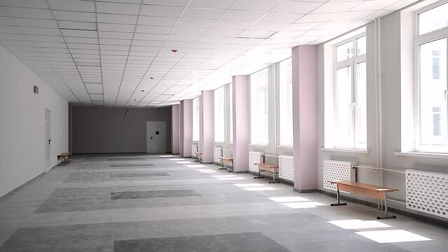 Large empty hallway