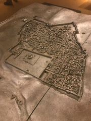 This is a model of the old city of Jerusalem.