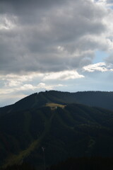 Obraz premium clouds in the mountains
