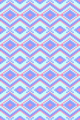 Fototapeta premium Seamless knitting pattern. Knitting Sweater Design. Fabric Knit Texture. Vector Illustration