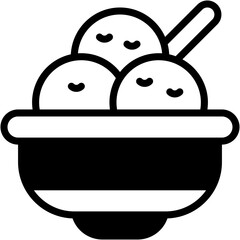 Vector Icon Ice Cream, Sweet, Cold, Dessert, Food, Summer