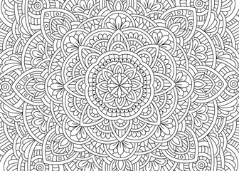 Simple mandala easy coloring book not to detailed