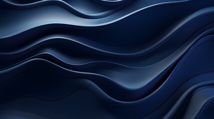 Fototapeta premium Abstract 3D Background of fluid Shapes in blue Colors. Dynamic Template for Product Presentation