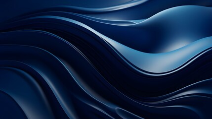 Abstract 3D Background of fluid Shapes in blue Colors. Dynamic Template for Product Presentation