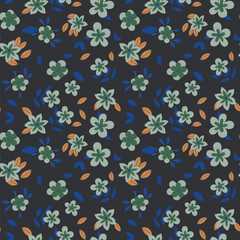 Floral pattern in seamless style.
