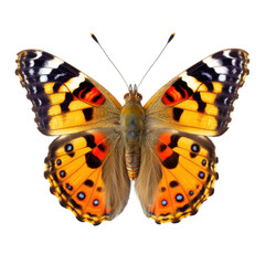Painted Lady Butterfly Isolated