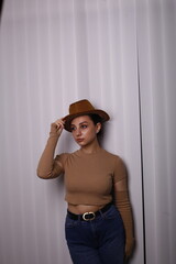 The girl in the cowboy hat hat