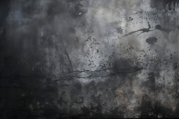 Black wall texture rough background dark concrete floor or old grunge background generativ ai