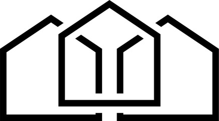 real estate icon and logo 